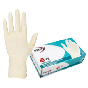 Guantes de látex sin polvo