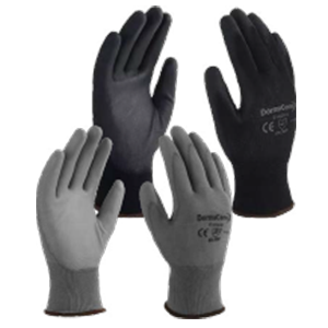 Guantes de nylon con poliuretano