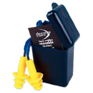 Tapón auditivo reusable con estuche