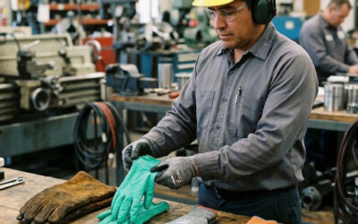 Uso e importancia de la correcta elección de guantes de protección en el trabajo